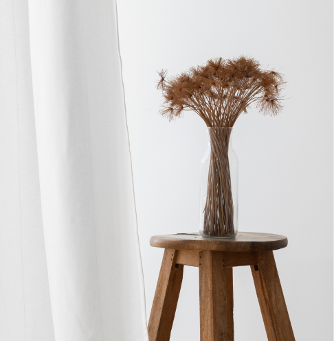 Table with flowers